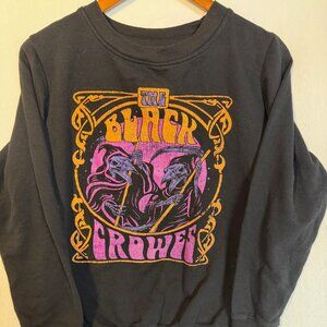 Black Crowes Sweatshirt L Unisex Graphic Band Rock Pullover Vintage Style